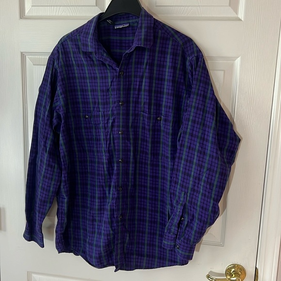 Bundle of 3 - Patagonia Plaid Button Down Long Sleeve Shirts Size Large - Picture 5 of 9